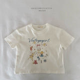 ［Melikey］Vintage girl tee