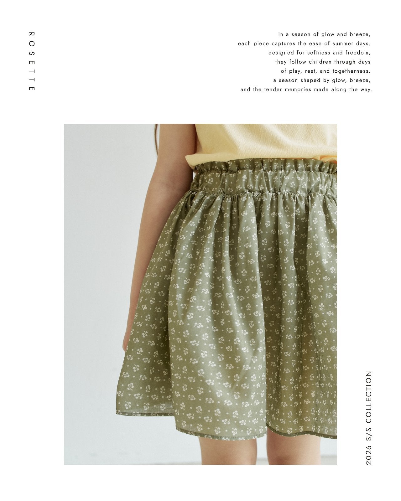 ［ROSETTE］Clover skirt