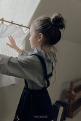 ［The beige］Pleated Skirt