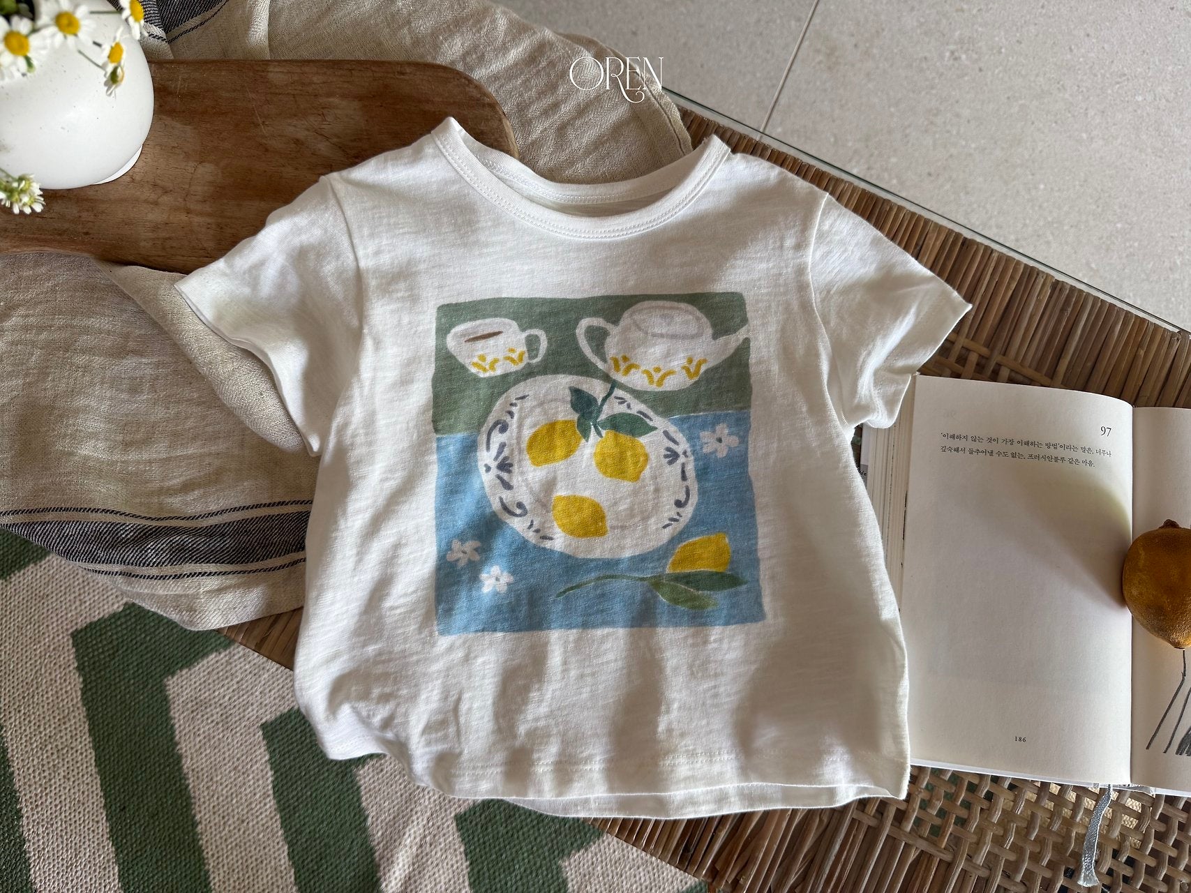 ［OREN］Maison lemon tee