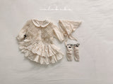 ［valubebe］Dot open ribbon vest (baby)