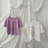 ［Melikey］Vintage girl tee