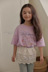 ［Melikey］Vintage girl tee