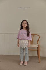 ［Melikey］Vintage girl tee