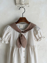 ［OREN］Pure tie stripe one-piece