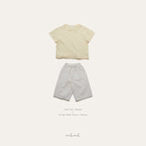 ［melmel］Slub tee