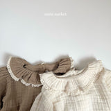 [mimi market] Pully lace collar blouse