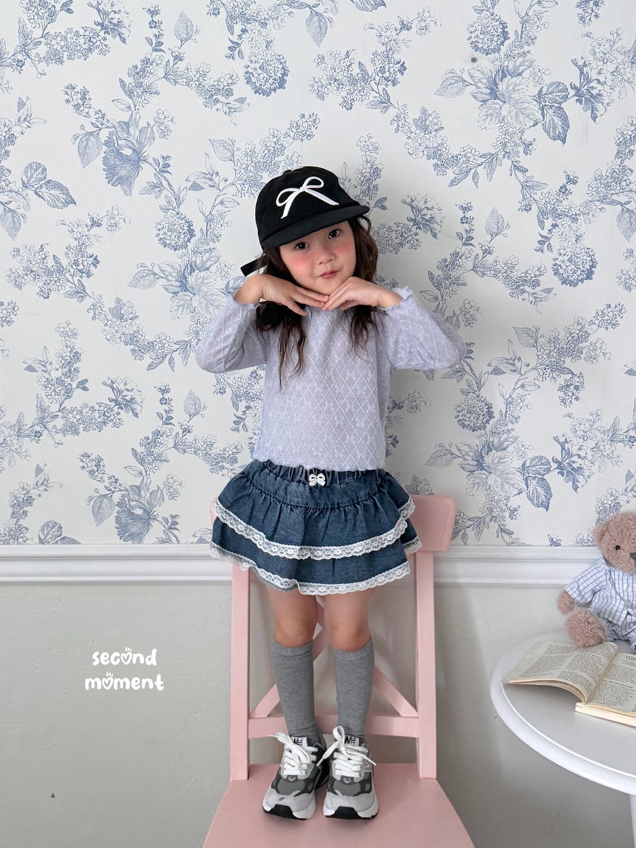 ［second moment］Lolo ribbon mellow tops