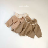 [mimi market] Pully lace collar blouse