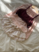 ［BANANAJ］Jenny fower cancan skirt