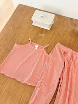 ［ohho］Heart pleats pants