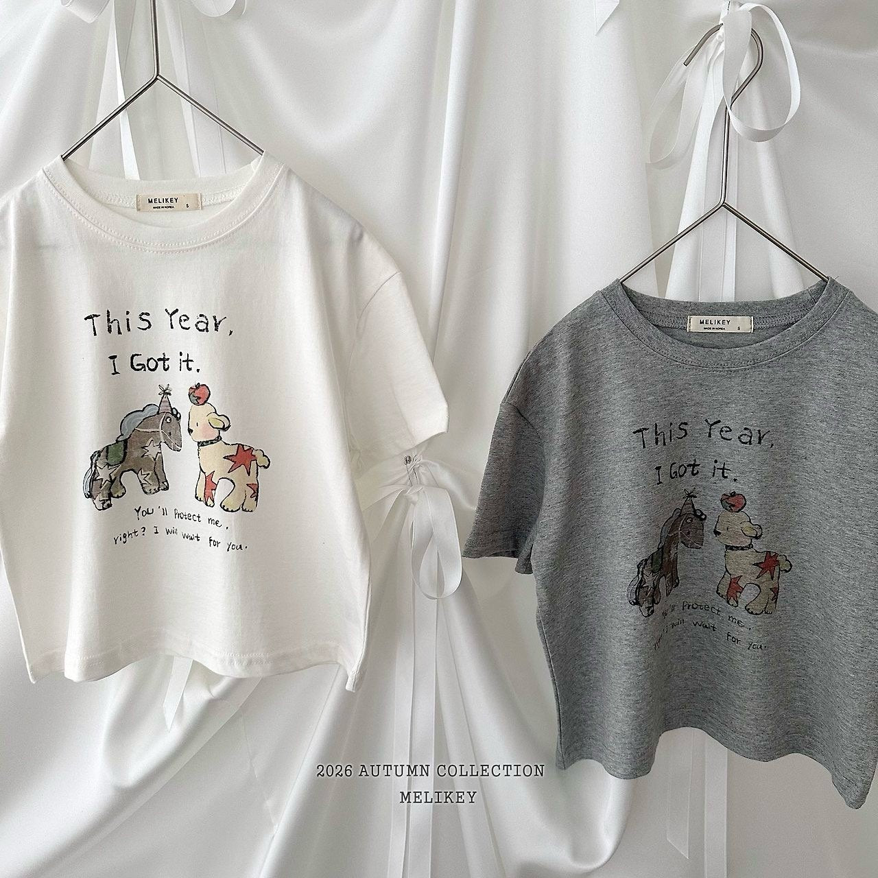 ［Melikey］Pony & dog tee