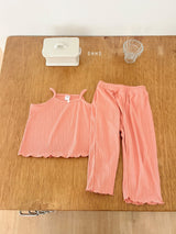 ［ohho］Heart pleats pants