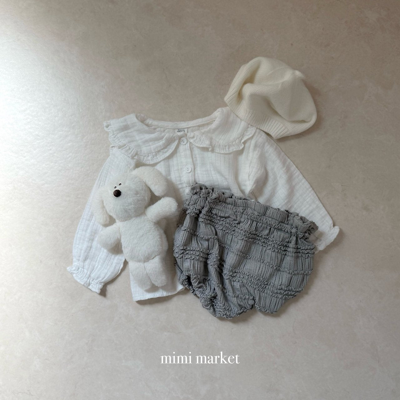 ［mimi market］More collar blouse
