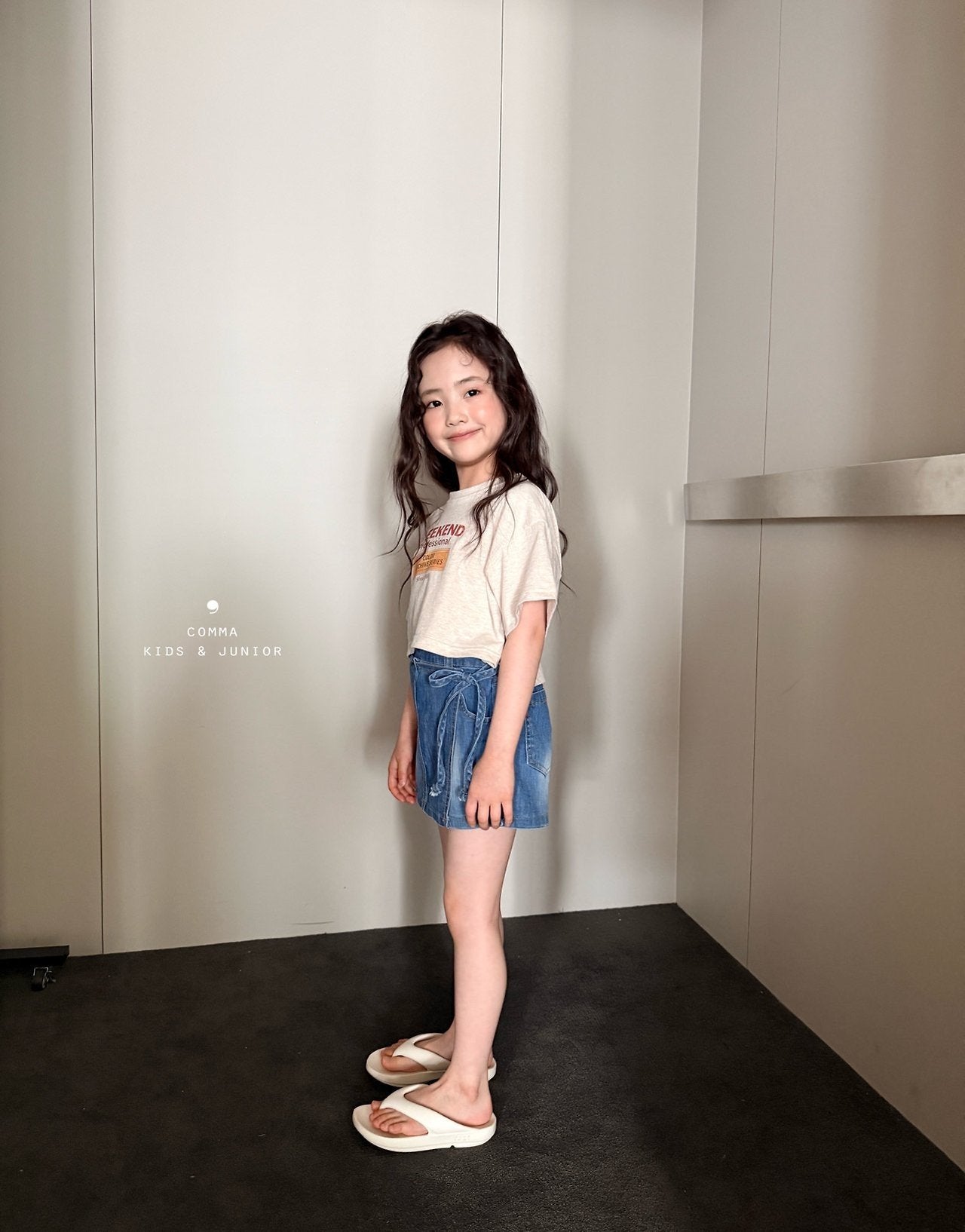 ［comma］Wrap skirt pants