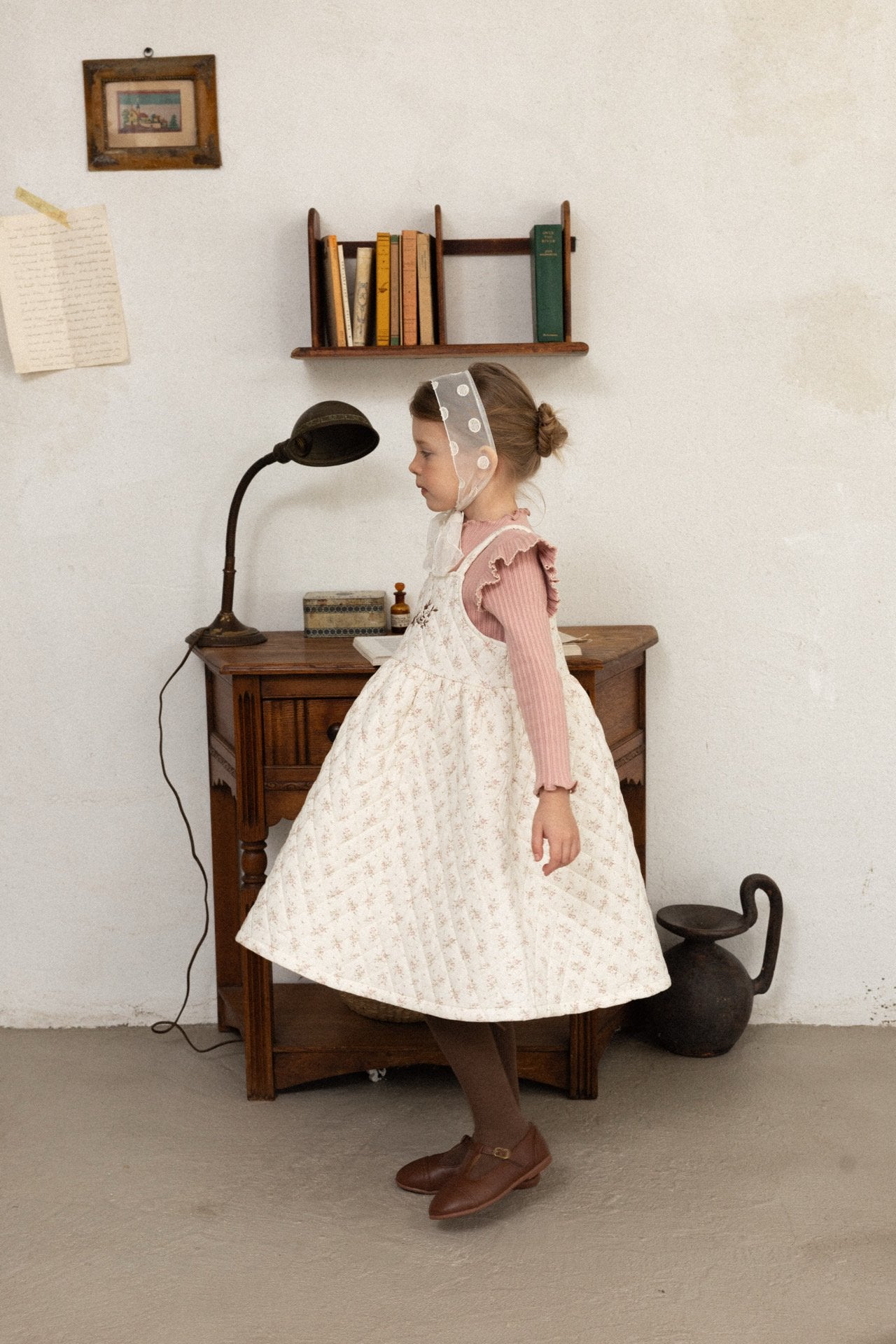 ［perrobebe］Aisha padding one-piece