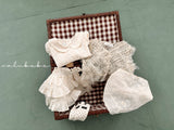 ［valubebe］Dot open ribbon vest (baby)