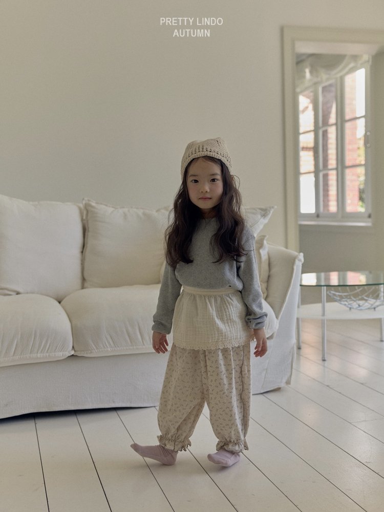［LINDO］Natural frill bonbon pants