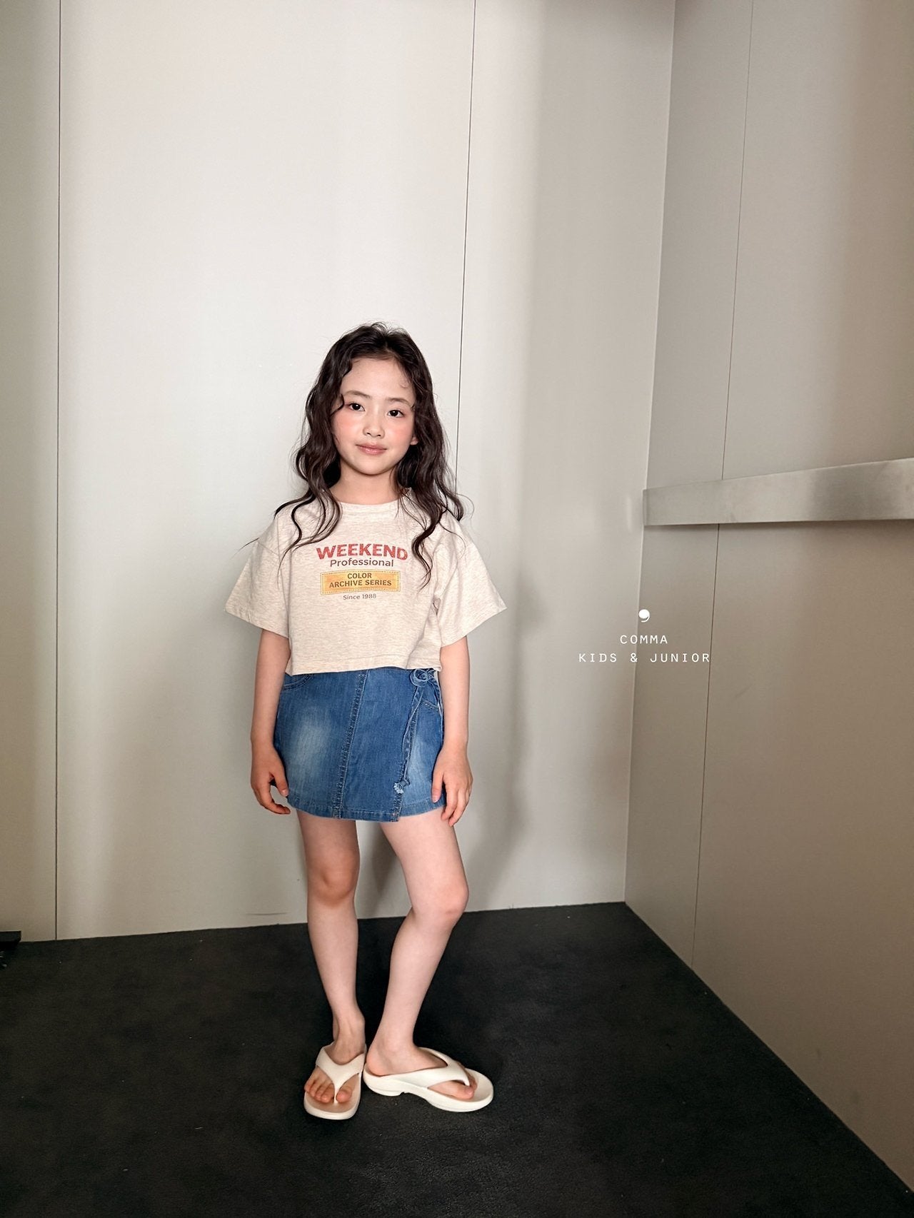 ［comma］Wrap skirt pants