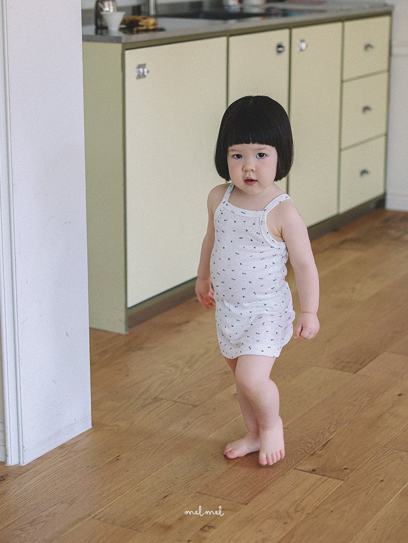 ［melmel］Mini flower one-piece