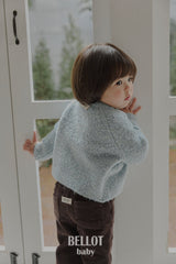 ［BELLOT］Curly alpaca cardigan (baby)