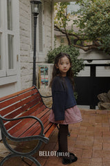 ［BELLOT］Bobo check skirt (kids)