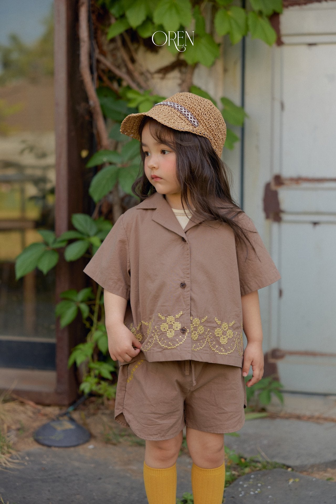 ［OREN］Rosie garden shirt