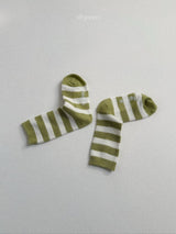 ［digreen］Minimal stripe socks set
