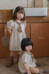 ［OREN］Pure tie stripe one-piece
