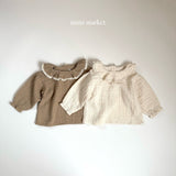 [mimi market] Pully lace collar blouse