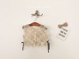 ［valubebe］Dot open ribbon vest (baby)