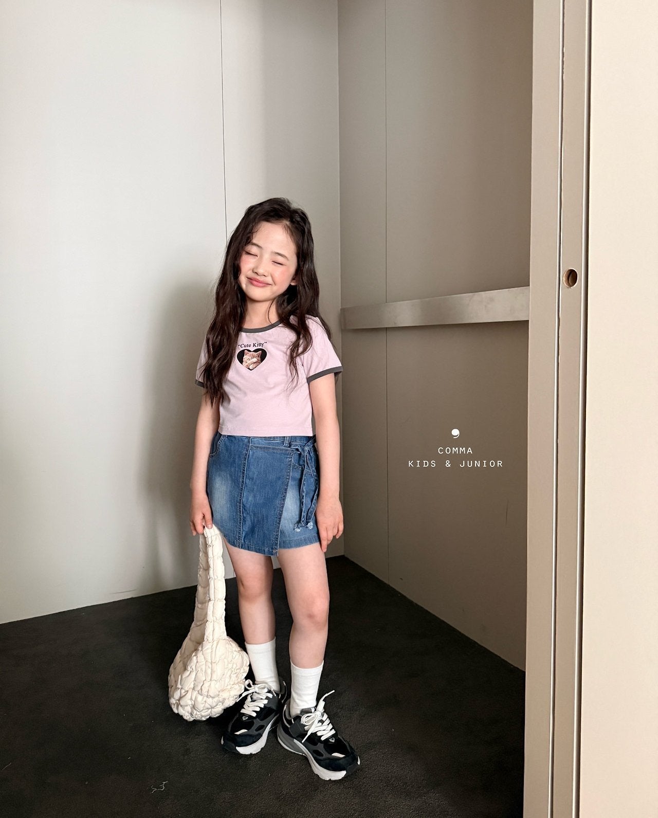 ［comma］Wrap skirt pants