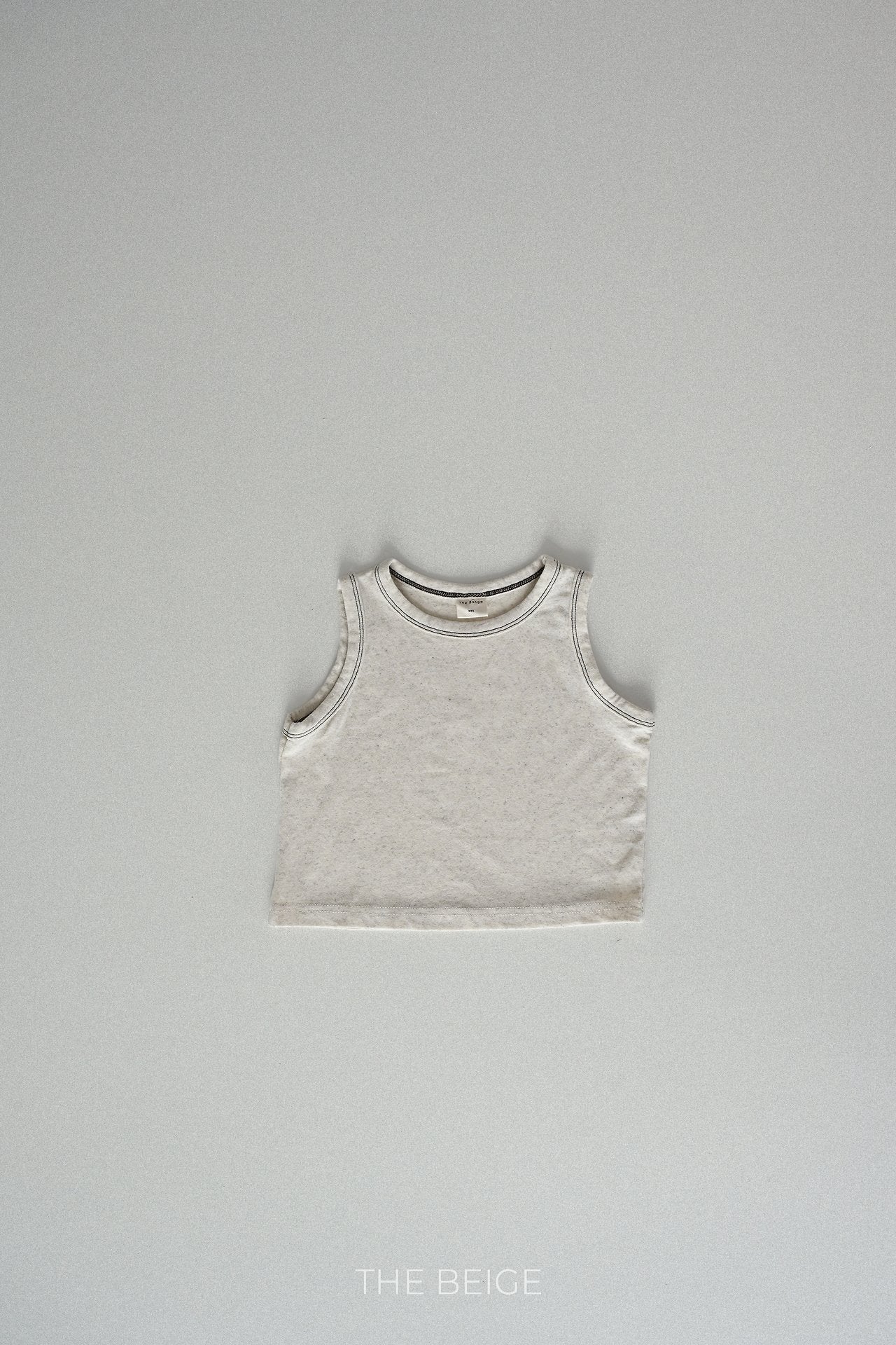 ［The beige］Basic sleeveless tops