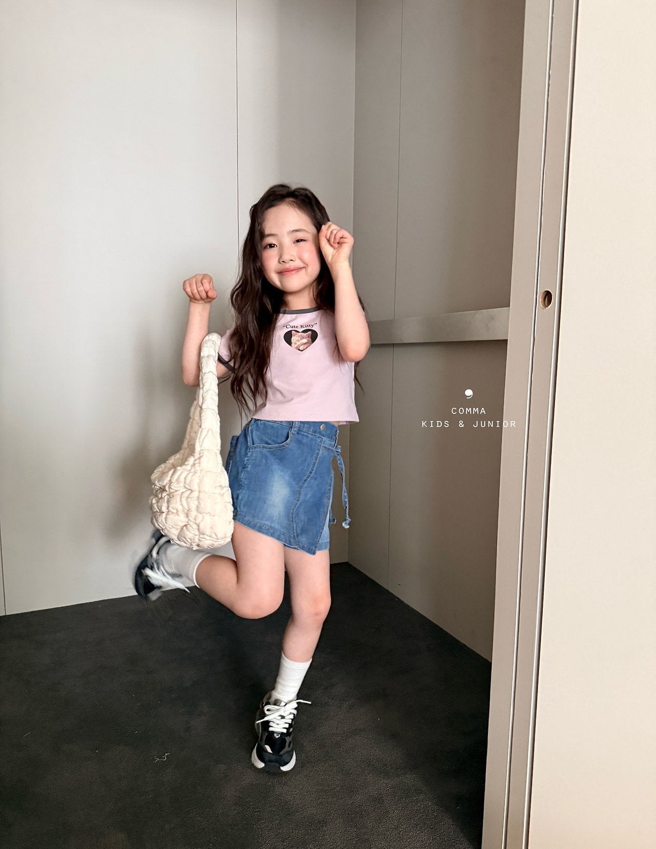 ［comma］Wrap skirt pants