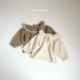 [mimi market] Pully lace collar blouse