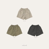 ［melmel］Linen short pants