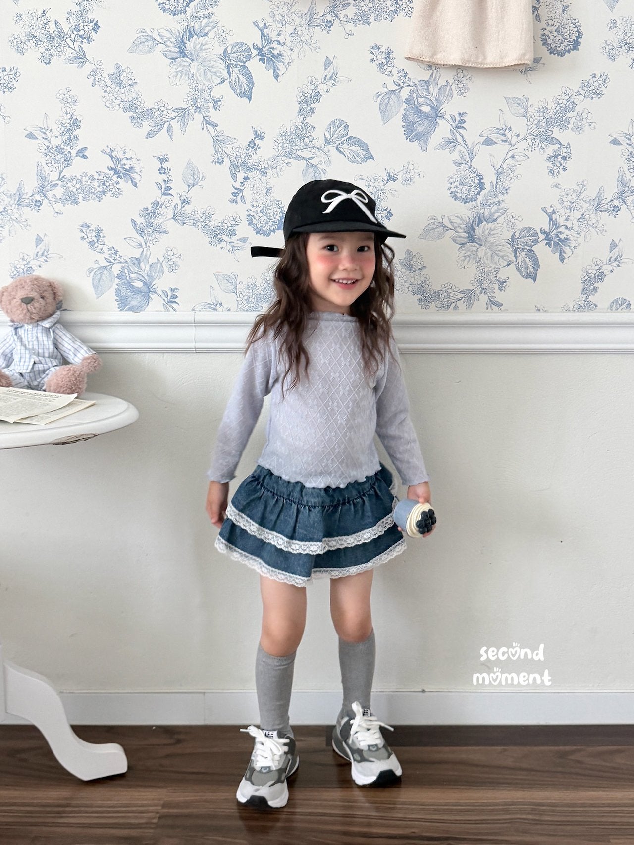 ［second moment］Lolo ribbon mellow tops