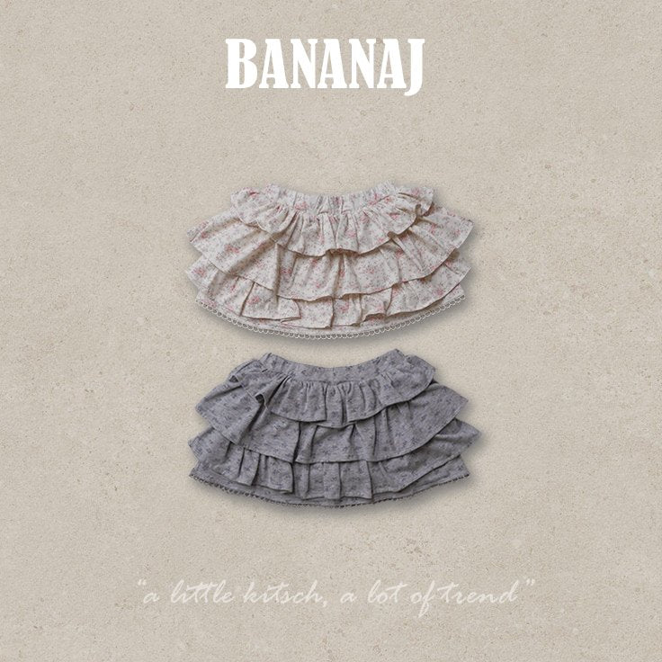 ［BANANAJ］Jenny fower cancan skirt