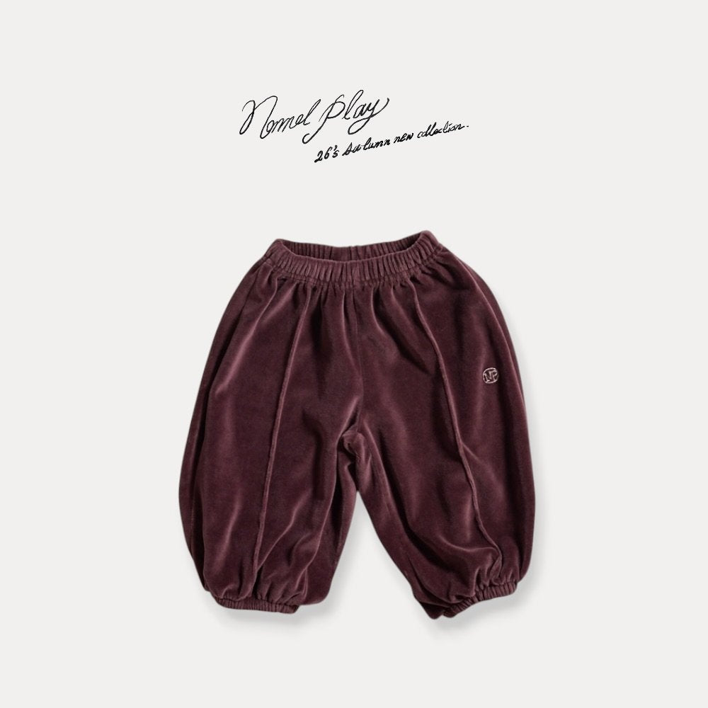 ［normalplay］Velvet Jogger Pants