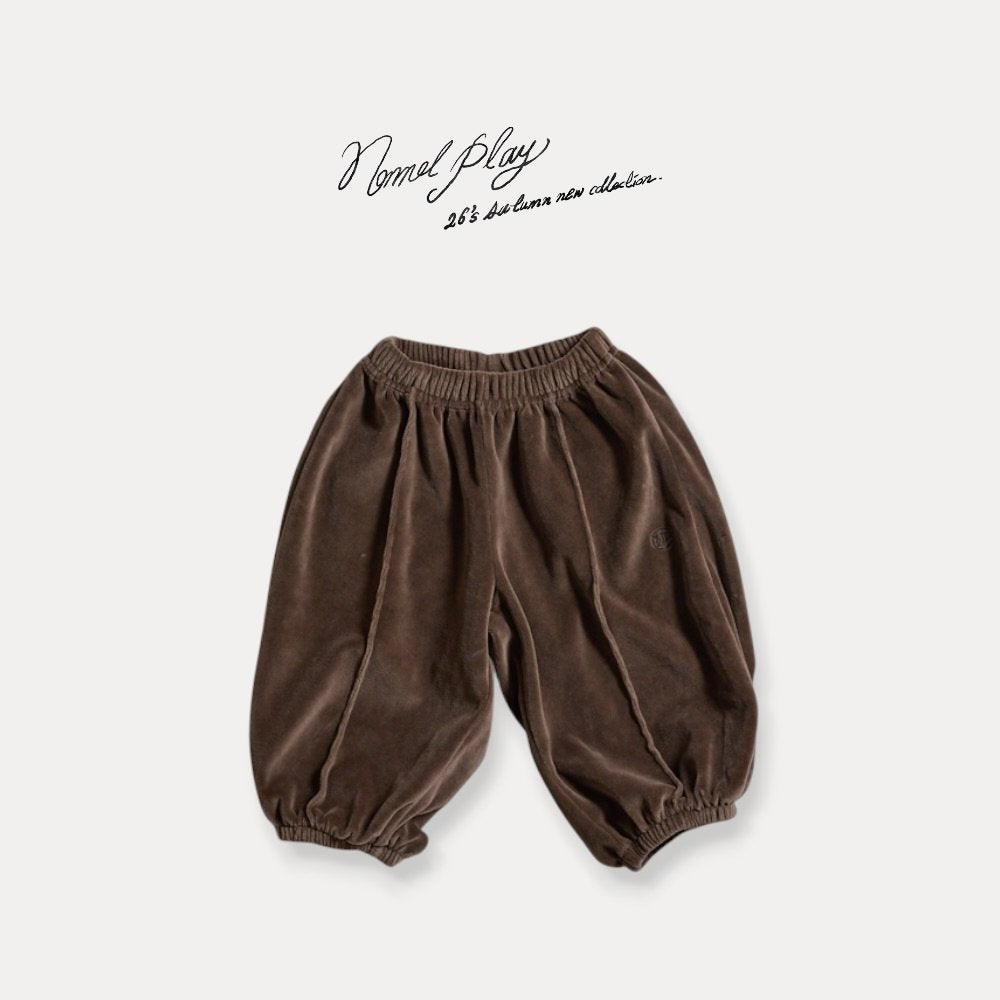 ［normalplay］Velvet Jogger Pants