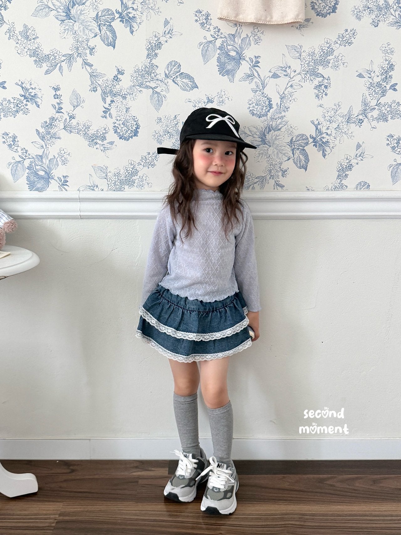 ［second moment］Lolo ribbon mellow tops