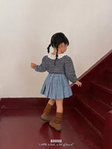 ［BANANAJ］Pia corduroy pleats skirt