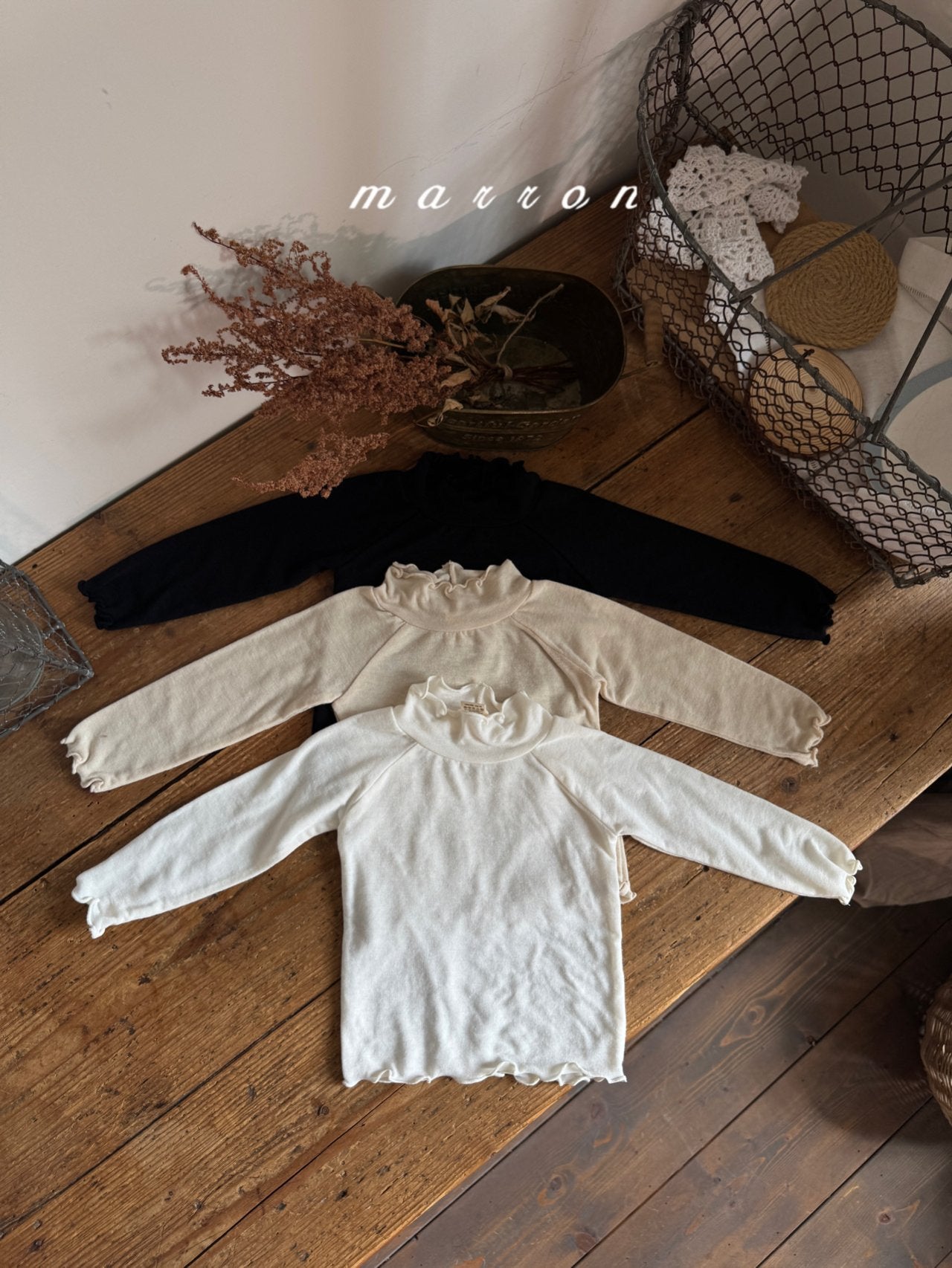 ［marron］Daily mellow tops