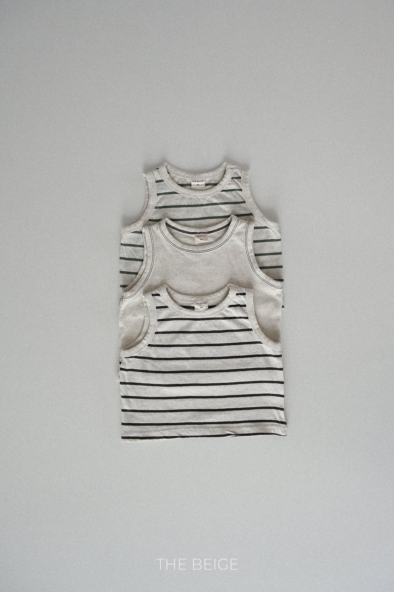 ［The beige］Basic sleeveless tops