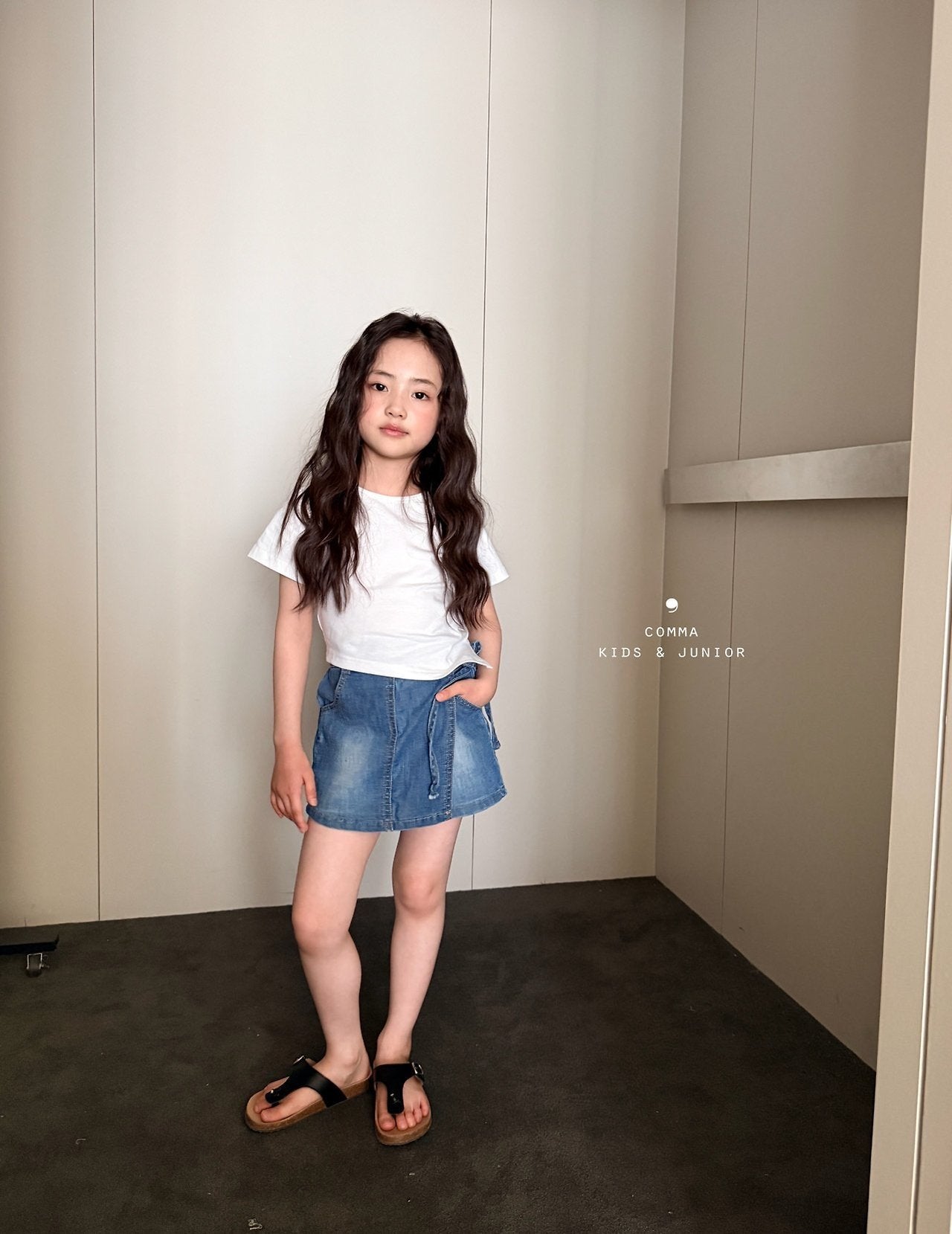 ［comma］Wrap skirt pants