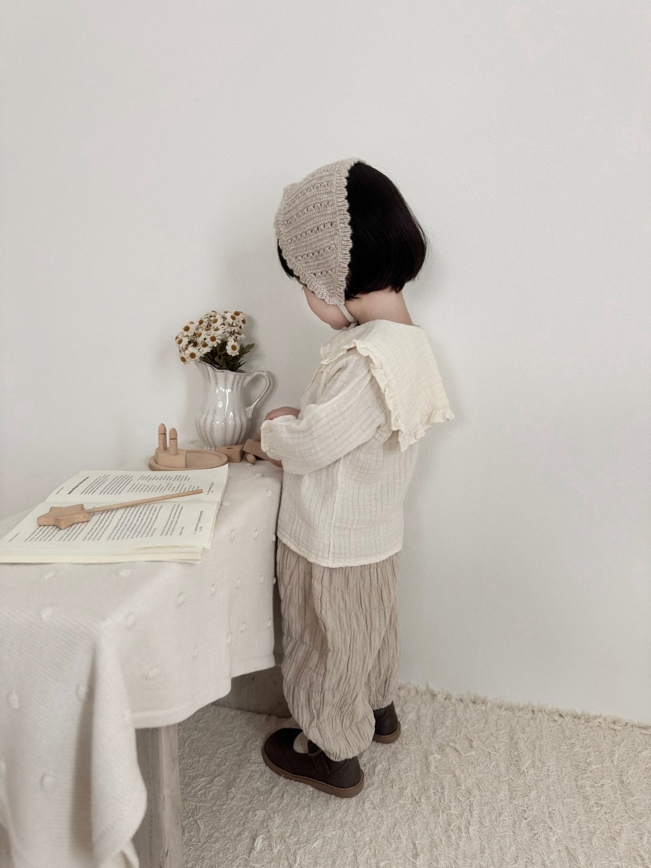［mimi market］More collar blouse