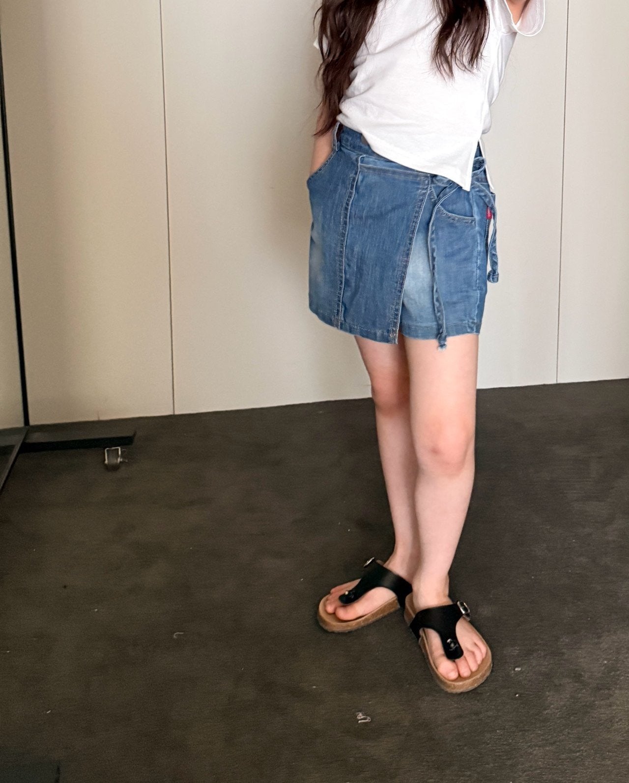 ［comma］Wrap skirt pants