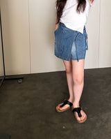 ［comma］Wrap skirt pants