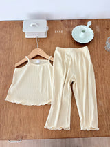［ohho］Heart pleats pants