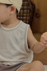 ［The beige］Basic sleeveless tops